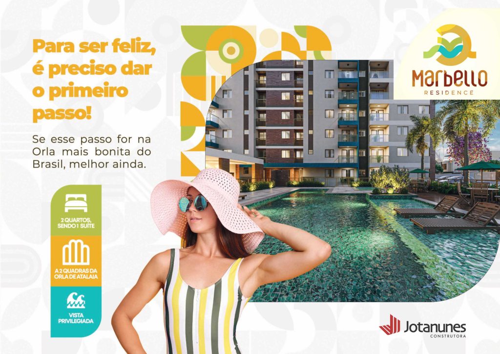 Apartamento a venda em Aracaju no Condomínio Marbello – Coroa do Meio.