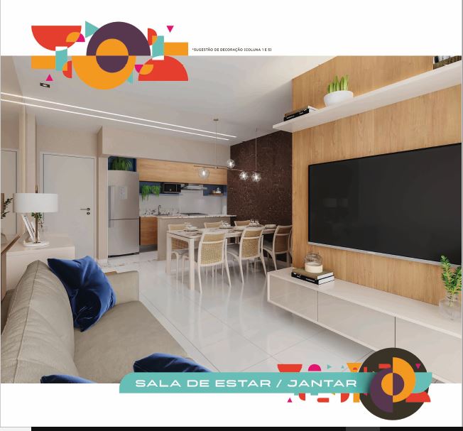 Apartamento a venda em Aracaju Condomínio Poesia Art Home – Bairro Ponto Novo